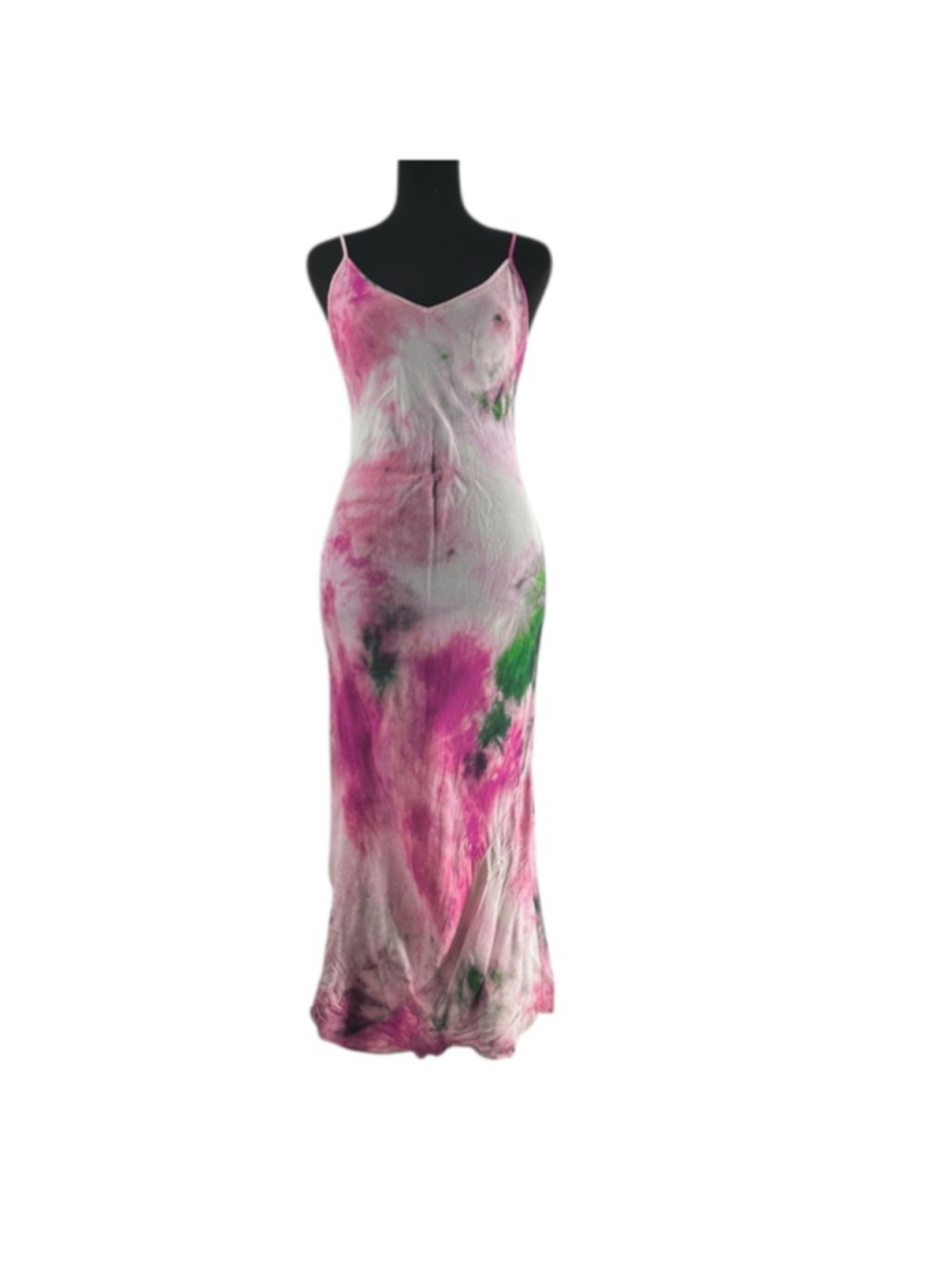 Aritzia Wilfred Christine slip dress Soft Pink Green fairy festival sexy sz sm